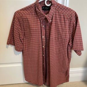 Eddie Bauer Short Sleeve Casual Button Down M
